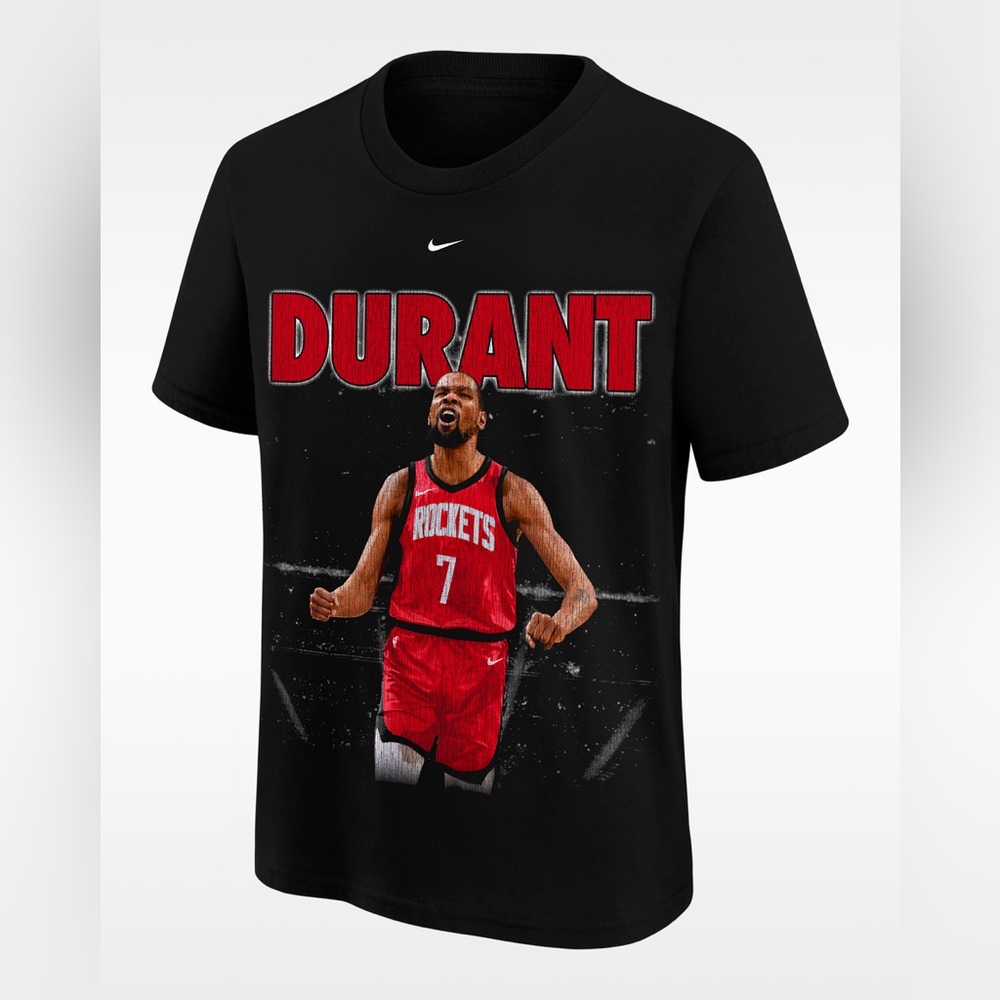 Rockets Kevin Durant Nike Basketball T-Shirt Graphic Tee Men’s Size M Loose Fit